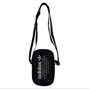 ADIDAS black crossbody bag with logo